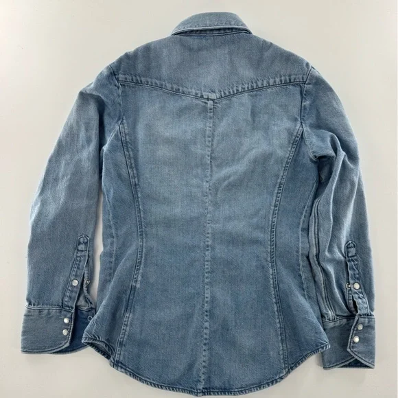 RAG & BONE Denim Blue Button Down Shirt Size XS - Picture 7 of 7
